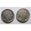 Image 1 : 2  1917D Buffalo nickels solid date half horn or better fine