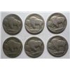 Image 2 : 6  1914S Buffalo nickels  clear dates G/VG