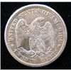 Image 2 : 1875-CC TWENTY CENT COIN, PREMIUM QUALITY XF, BEAUTIFUL OLD TIME LOOK