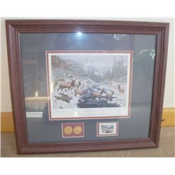 Rocky Mtn. Elk foundation collector print signed and numbered.