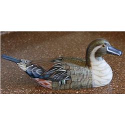 Carved wood duck Carved by Chinese jail prisoners.