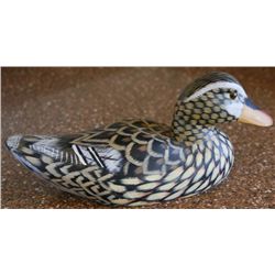 Carved wood duck Carved by Chinese jail prisoners.
