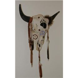 Cow skull art By Randy Horn