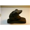 Image 1 : 5"L x 4"H x 1 3/4" Frog Steatite Pipe, Ohio-Ex P.G. Collection