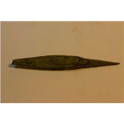 3 1/8" Copper Awl, Ex Peterson Collection, Wisconsin