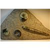 Image 1 : Large Ammonite fossil 17 1/2" Plate