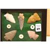 Image 1 : Five Archaic Points w/ Trade Beads