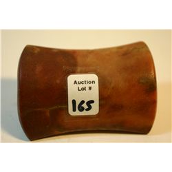 3"L x 2 1/16"W Ferocious Bannerstone, Madison Co., Illinois
