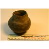 Image 1 : 2 7/8'W x 2 1/2"H Gray ware Miniature Mississippian Pot Ex Rowlett Collection