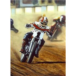 Scott Jacobs ULTIMATE CHAMPION Canvas Motorcycle Art