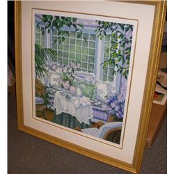 Garden Room By Rios 1987 S/N UNFRAMED Mint!