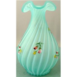 Shelley Fenton Signed Sea Mist Hand Painted Decanter