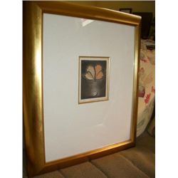 Pinned Drop Mezzotint By G.H. Rothe Framed to 20x23