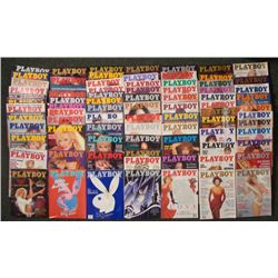 1985-1991 Playboy Magazine Near Complete Set 82 Lot