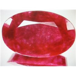 10 ctw. Oval Shape African Ruby