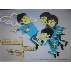 Beatles Cartoon Cell 1960's (Original cartoon cell)