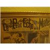 Image 2 : French fashion newspaper in frame dated 1924