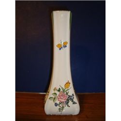 French vase signed by artist Renoleau