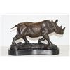 Image 3 : Magnificent Bronze Sculpture Rhinoceros