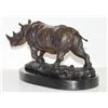 Image 4 : Magnificent Bronze Sculpture Rhinoceros