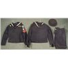 Image 1 : 4 PC WWII US NAVY SEEBEES COMPLETE UNIFORM