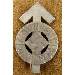 RARE #'D DJ/NAZI DEUTSCHE JUGEND PROFICIENCY BADGE ORIG