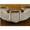 Image 3 : WWII U.S. 3" AAF PILOT'S WINGS-STERLING -CRIMP BACK