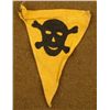 Image 1 : WWII GERMAN TRIANGULAR LAND MINE MARKER -DOUBLE SIDED