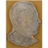 Image 2 : ORIGINAL CAST IRON ADOLF HITLER PROFILE BUST PLAQUE