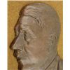 Image 3 : ORIGINAL CAST IRON ADOLF HITLER PROFILE BUST PLAQUE