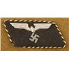 Image 1 : NAZI RAILROAD OFFICER'S COLLAR TAB W/SWASTIKA, RR WHEEL