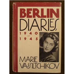 "BERLIN DIARIES 1940-1945" HC BOOK -MARIE VASSILTCHIKOV