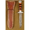 Image 1 : WWII PACIFIC MARINES BOWIE TYPE FIGHTING KNIFE W/SHEATH