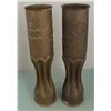 Image 3 : PAIR OF WWI U.S. DOUGHBOY TRENCH ART-SHELLS -FRANCE