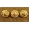 Image 1 : 3 Civil War Naval Original Gilt Buttons D. Evans