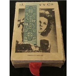 WWII ERA BOX OF CUBAN MATCHES W/MATCHES + CELEBRITIES