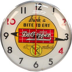 Vintage "Dr. Pepper" Advertisement Light-Up "Pam Style"