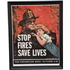 Image 1 : Fire Prevention Week Oct. 4-10 Poster "Stop Fires Sav