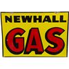 Image 2 : Large "NEWHALL GAS" Double Sided Porcelain Sign