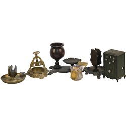 Lot Of 6 Early Assorted Styles, Match Box Holders, Ciga
