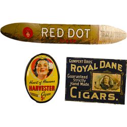 Lot Of 3 Cigar Advertisements: