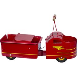 Vintage Metal Garland Red Flyer Dump Truck Kiddie Ride