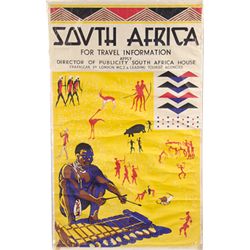 Original "South Africa" Travel Poster