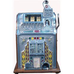 5 Cent Mills Novelty/Pace Gooseneck Double Jackpot "Sta