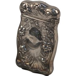 Lot Of 2 Antique Art Nouveau Match Safes: