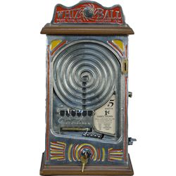 1 Cent Pace MFG. Co. "Whiz Ball" Flip Ball Skill Trade