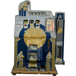 5 Cent Mills Novelty "Roman Head" Slot Machine c1932