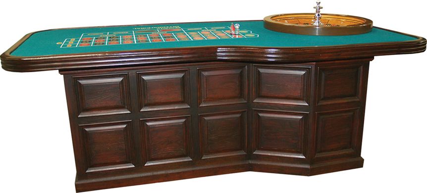 Custom Made Contemporary Roulette Table & Wheel