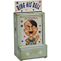 1 Cent "Ring His Bell" Hitler Pin Field Nickel Drop Ski