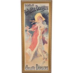 Scala Arlette Dorgere Fancy French Lady Poster